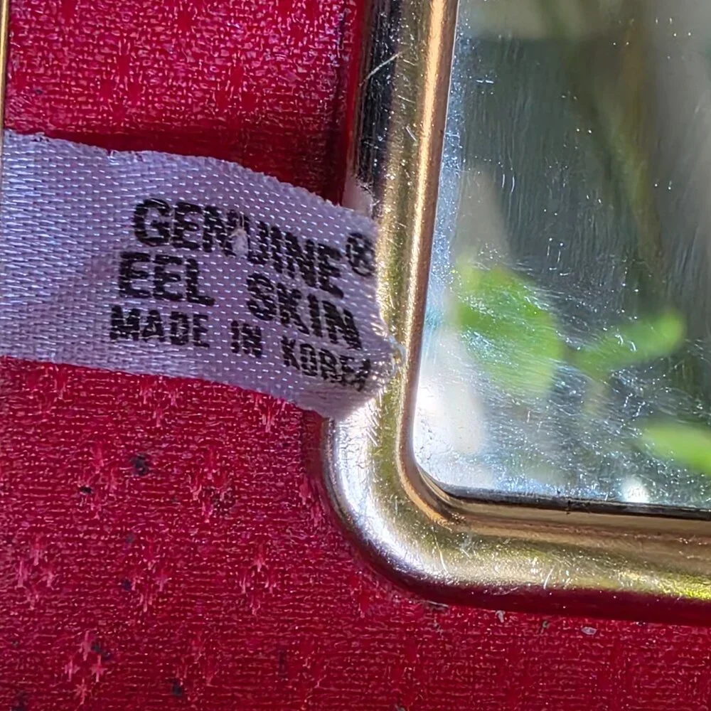 Collection of Red Eel Purse Accessories - Picture 12 of 16